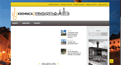 Desktop Screenshot of m.kremnica.sk